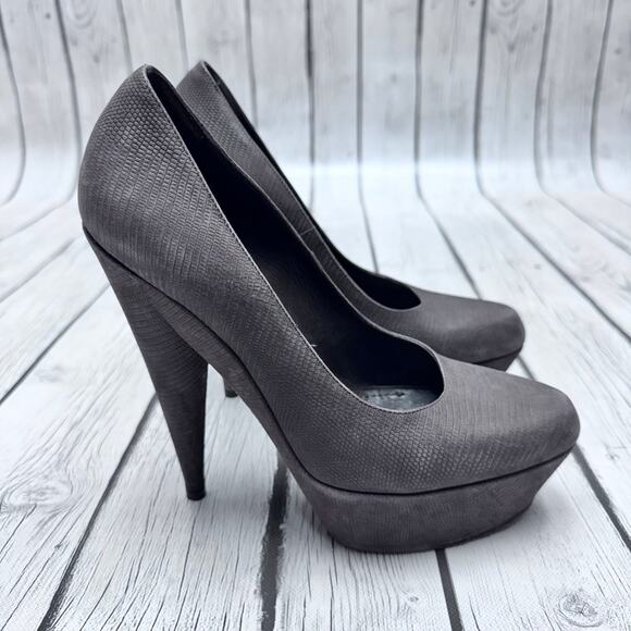 Yves Saint Laurent Rive Gauche Aliama Pump Brown Coffee Size 38 (US 7 1/2) - Picture 5 of 9